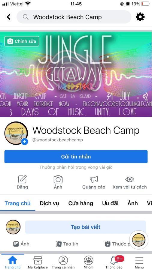 Hien Hao Woodstock Beach Camp מראה חיצוני תמונה